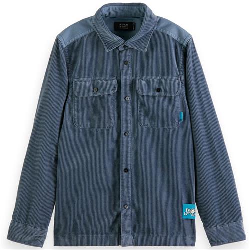 Scotch & Soda Manchesterskjorte Steel 8 Y  Grå  8 år  mand