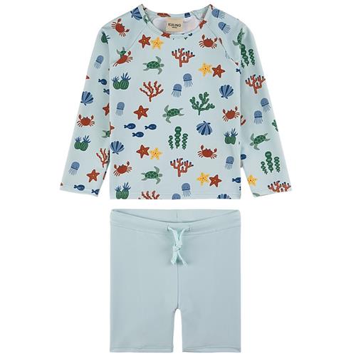 Kuling Rhodes Mønstret UV-sæt Sea Life 86/92 cm  Blå  86/92 cm  Unisex