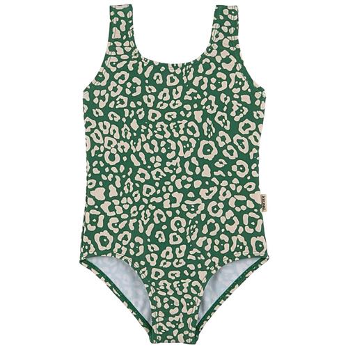 Kuling Milos Leopardmønstret Badedragt Grøn 86/92 cm  Grøn  86/92 cm  kvinde