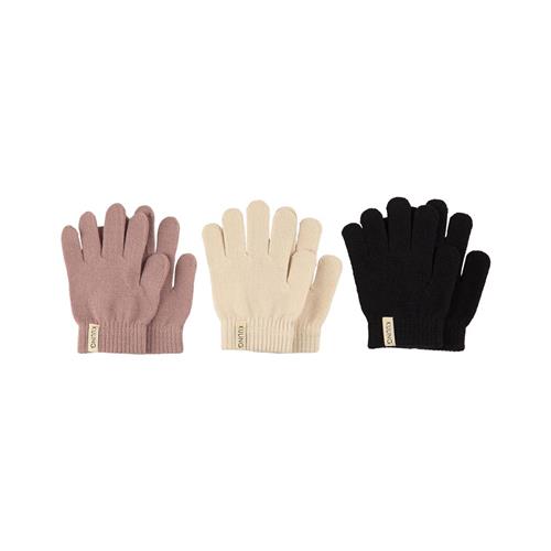 Kuling 3-pak Björkö Handsker Woody Rose 6-8 Y  Lyserød  6-8 år  Unisex