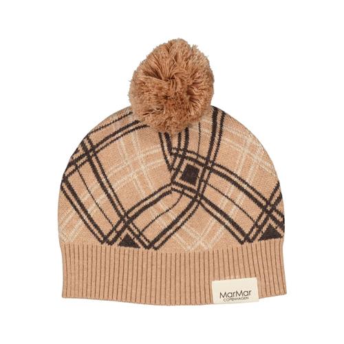 MarMar Copenhagen Alex Ternet Hue Rose Brown Check 48 cm  Brun  48 cm  Unisex