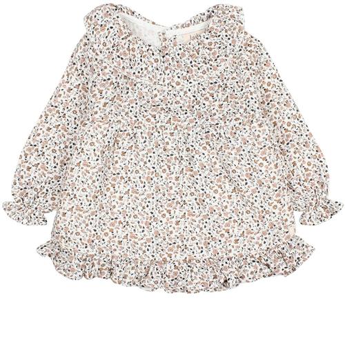búho Blomstret Kjole Cremefarvet 6 Months  Creme  6 måneder  kvinde