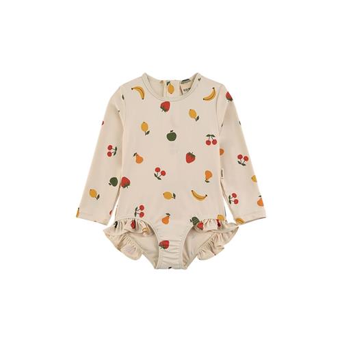Kuling Antibes Mønstret Badedragt Med Frugter Cremefarvet 86/92 cm  Creme  86/92 cm  kvinde