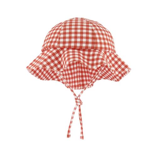 Kuling Falsterbo Gingham Solhat Rust 48/50 cm  Brun  48/50 cm  Unisex