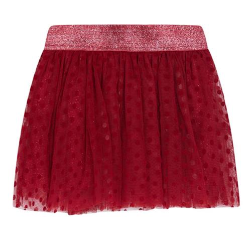 Hust&Claire Nissine Nederdel Teaberry 74 cm  Rød  74 cm  kvinde