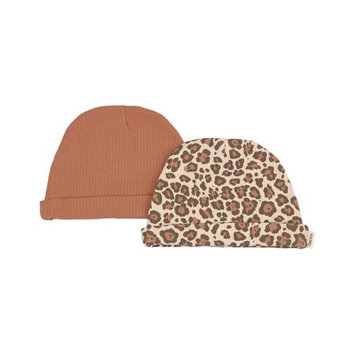 Kuling 2-pak Detroit GOTS Huer Hazelnut Leo 44/46 cm  Brun  44/46 cm  Unisex
