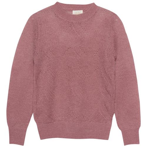 Creamie Strikket Trøje Nostalgia Rose 104/110 cm  Lyserød  104/110 cm  kvinde