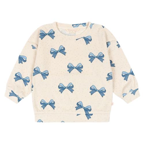 Konges Sløjd GOTS Itty Sweatshirt Bowie Blue Gold 4 Y  Creme  4 år  kvinde