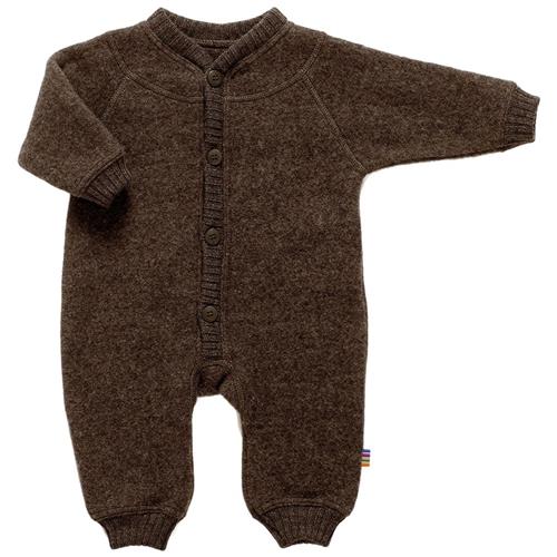 Joha Merino Wool Onsie Dark Bark 60 cm  Brun  60 cm  Unisex