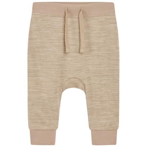 Hust&Claire Gaby Joggingbukser Biscuit Melange 62 cm  Brun  62 cm  Unisex