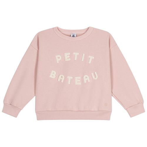 Petit Bateau Logo Sweatshirt Lyserød 5 Y  Lyserød  5 år  kvinde