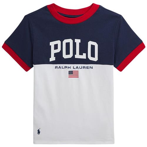 Ralph Lauren Logo T-shirt Hvid 18 months  Hvid    mand