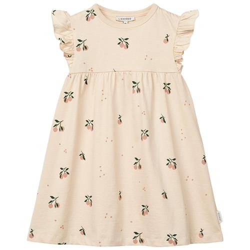 Liewood GOTS Neveah Kjole Peach Sea Shell 98 cm  Creme  98 cm  kvinde