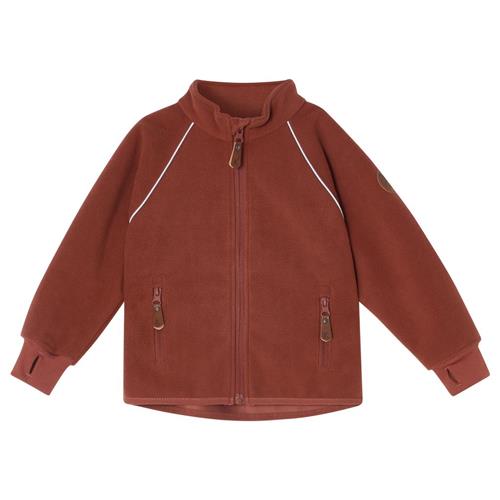 Kuling Livigno Genanvendt Vindfleecejakke Warm Sienna 92 cm  Brun  92 cm  Unisex
