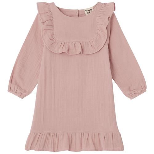 Buddy & Hope GOTS Alice Kjole Pink Mauve 86/92 cm  Lyserød  86/92 cm  kvinde