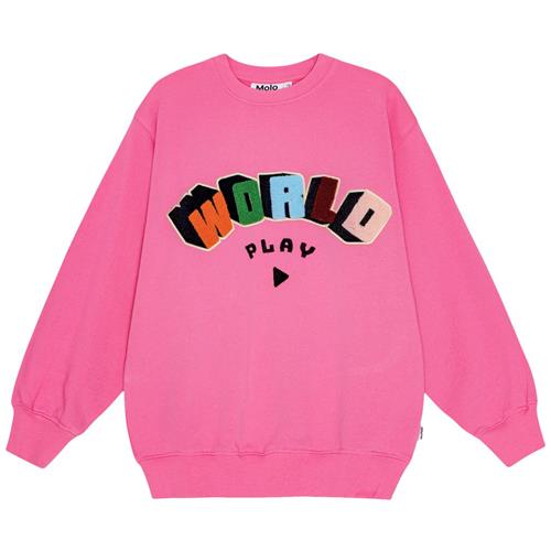 Molo GOTS Monti Sweatshirt Shocking Pink 152 cm  Lyserød  152 cm  kvinde