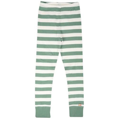 Katvig Stribede Leggings Grøn 122 cm  Grøn  122 cm  Unisex