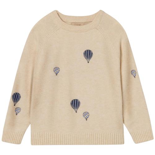 Fliink Alon Balloon Pullover SANDSHELL 18 months  Creme  18 måneder  Unisex