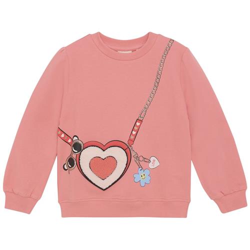 Minymo Sweatshirt Strawberry Ice 110 cm  Lyserød  110 cm  kvinde