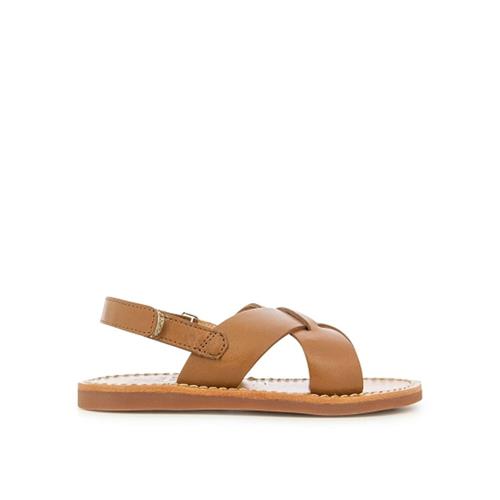 Pom Dapi Plage Stitch Cross Sandaler Camel 29 EU  Brun  29 EU  Unisex