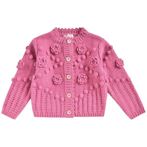 Louise Misha Sandy Cardigan Candy Pink 4 Y  Lyserød  4 år  kvinde