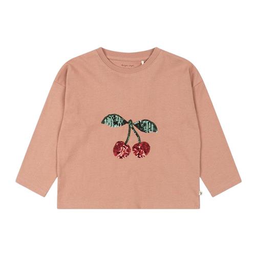 Konges Sløjd Lin Ls Tee Gots Tuscany 12 months  Lyserød  12 måneder  kvinde