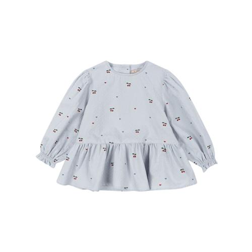 Konges Sløjd Evia Bluse Cherry Blue Coeur 4 Y  Lyserød  4 år  kvinde