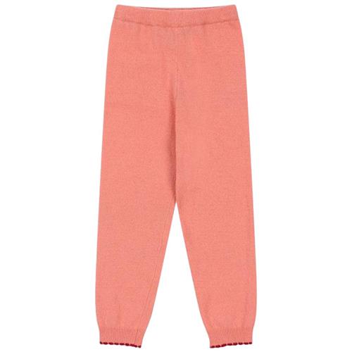 Konges Sløjd Alexa strikkede bukser Powder Pink 4 Y  Lyserød  4 år  kvinde