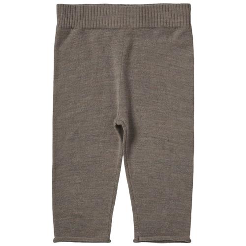 FUB Baby Straight Pants Hazel Melange 80 cm  Brun  80 cm  Unisex