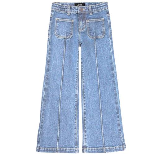 Molo Adina Jeans Light Blue Denim 170 cm  Blå  170 cm  kvinde