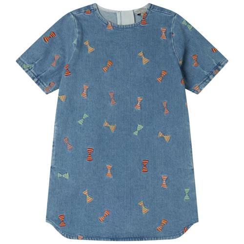 Stella McCartney Kids Broderet Cowboykjole Blå 2 Y  Blå  2 år  kvinde