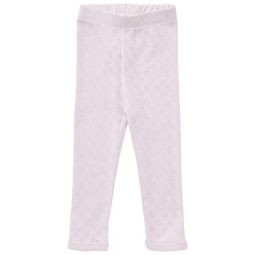 Copenhagen Colors GOTS Heart Pointelle-leggings Lavender 56 cm  Lilla  56 cm  kvinde