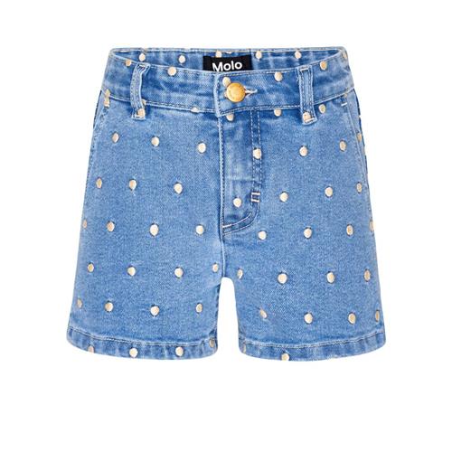 Molo Alvira Denimshorts Rose Dot 170 cm  Blå  170 cm  kvinde