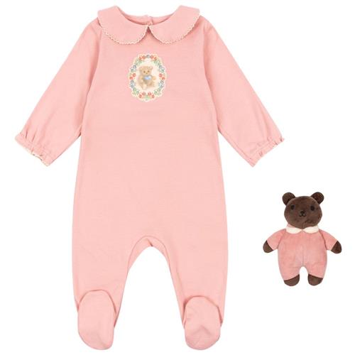 Konges Sløjd Coty Picot gavesæt Mellow Rose 3 months  Lyserød  3 måneder  Unisex