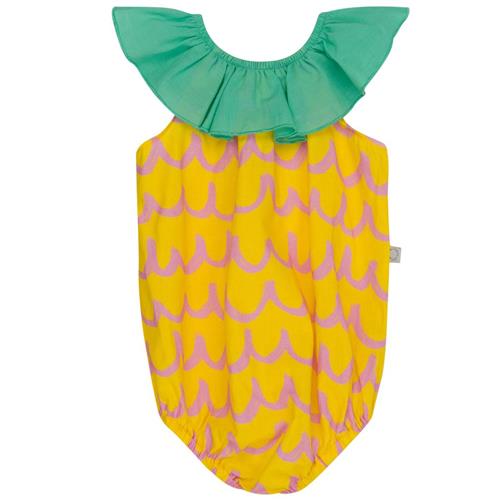 Stella McCartney Kids Ananasformet Romper Gul 3 Months  Gul  3 måneder  kvinde