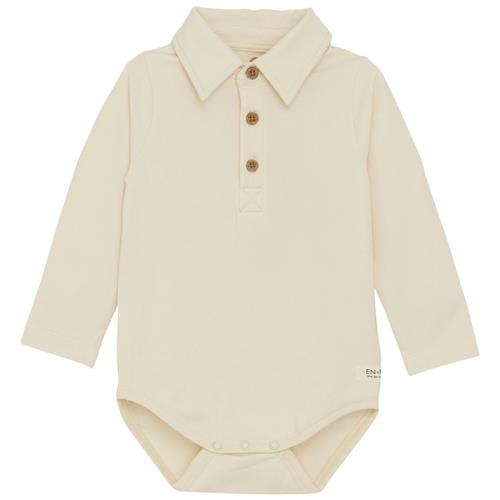 EnFant Body LS Shirt  Mother of Pearl 74 cm  Creme  74 cm  mand