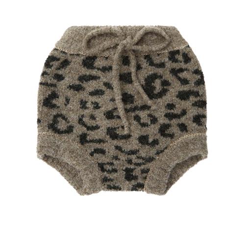 Tocoto Vintage Animal Print Knitted Mamelukker Brown 9 Months  Brun  9 måneder  Unisex