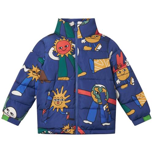 Stella McCartney Kids Mønstret Vinterjakke Blå 8 Y  Blå  8 år  mand