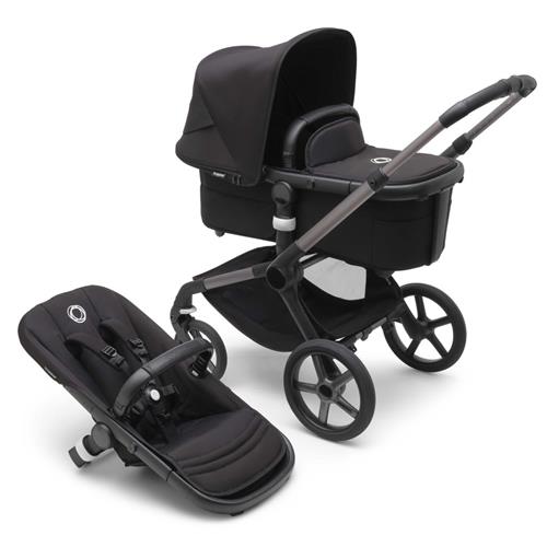 Bugaboo Fox 5 Complete Klapvogn Graphite/Midnight Black Stroller      Unisex