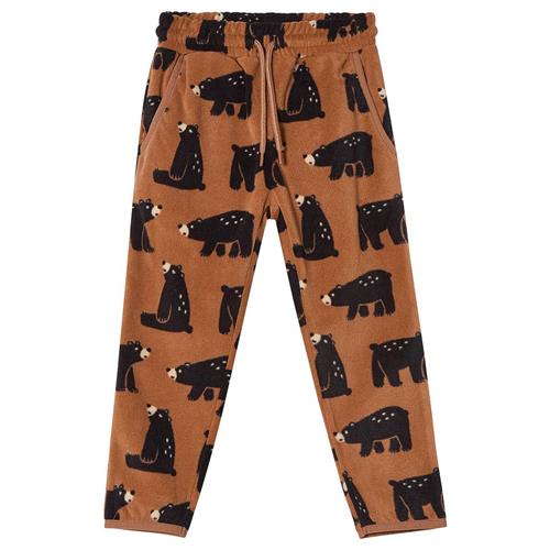 Kuling Northpole Genanvendte Fleecebukser Black Bear 74 cm  Brun  74 cm  Unisex