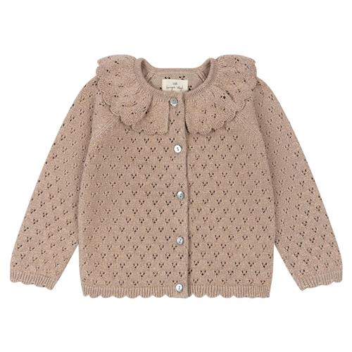 Konges Sløjd Holiday Knit Cardigan Creme 5-6 Y  Creme  5-6 år  kvinde