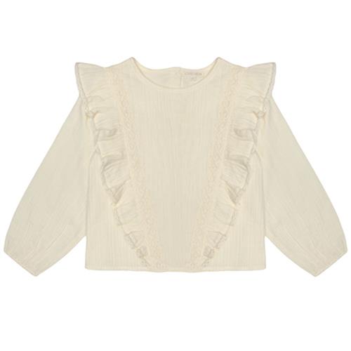 Louise Misha Tubi Bluse Cremefarvet 5 Y  Creme  5 år  kvinde