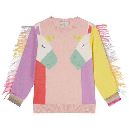 Stella McCartney Kids Trøje Med Frynser Lyserød 14 Y  Lyserød  14 år  kvinde