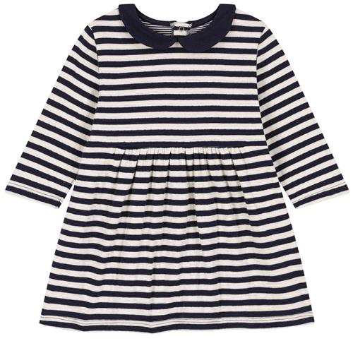 Petit Bateau Stribet Kjole Navyblå 18 Months  Marineblå  18 måneder  kvinde