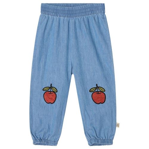 Buddy & Hope GOTS Viggo Joggingbukser Med Æbler Blå 86/92 cm  Blå  86/92 cm  Unisex