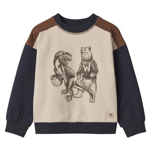 Wheat Sweatshirt Bastian Soft Beige 104cm  Beige  104 cm  mand