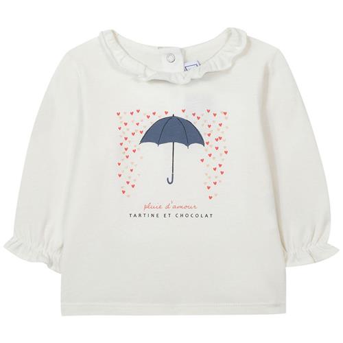 Tartine et Chocolat T-shirt Med Tryk Corail 9 Months  Lyserød  9 måneder  kvinde