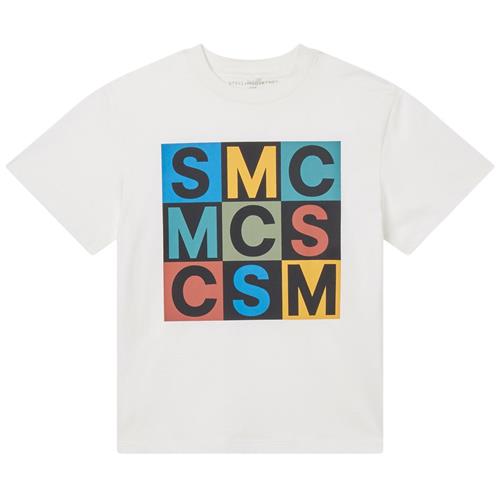 Stella McCartney Kids Logo T-shirt Cremefarvet 12 Y  Creme  12 år  mand