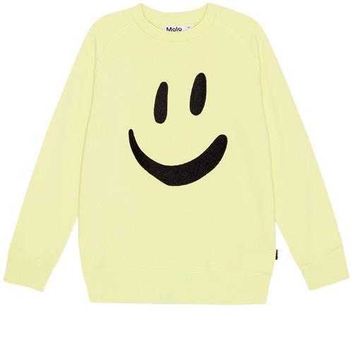 Molo GOTS Mike Sweatshirt Sour Lemon 128 cm  Gul  128 cm  Unisex