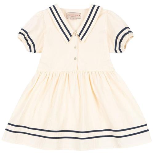Konges Sløjd GOTS Allie Sømandskjole Optic White 18 months  Creme  18 måneder  kvinde